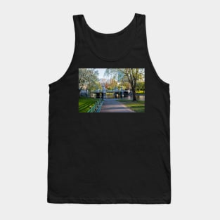 The Boston Public Garden in the Spring Boston MA Tank Top